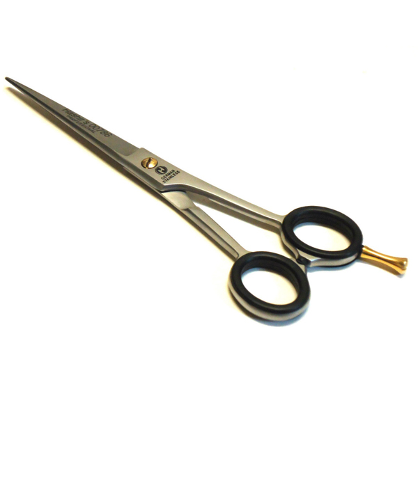 6.5'' Stainless Steel Plastic Handle Barber Shears Pet grooming Scissors polis 