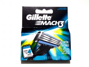 Men's Gillette MACH3 Refills Razor - 1 Pack contains 4 cartridges.