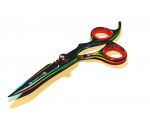 Hair Cutting Scissors Multi Color Titanium