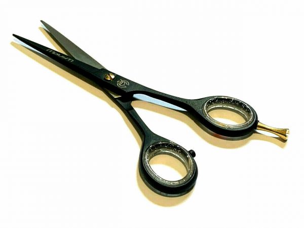 Black Color Hair Trimming Scissors 6.5"