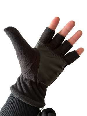 Men’s Gloves Fingerless Motorcycle Fitness Training Gloves & Padded Palm Medium Size