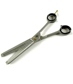 6.5" Pet Grooming Double Teeth Trimming Shears German Stainless