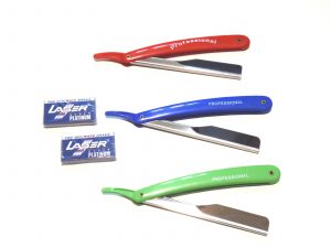 3pcs Old Fashion Classic Men's Safety Razors Variety Pack + 10pcs Razor Blades Set