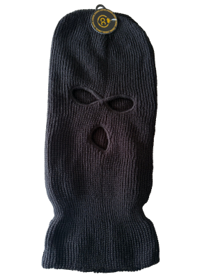 3 Hole Full Face Mask Ski Winter Cap Balaclava Beanie Warm Winter Hat NEW