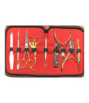9PCS Professional Manicure & Pedicure Beauty Implements Tool Set