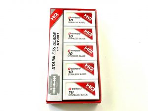 100pcs of DORCO Brand Double Edge Razor Blades Stainless Steel