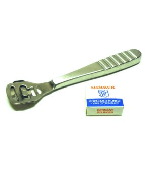 Callus Corn Remover Stainless Steel PLUS 10pcs Blades Set