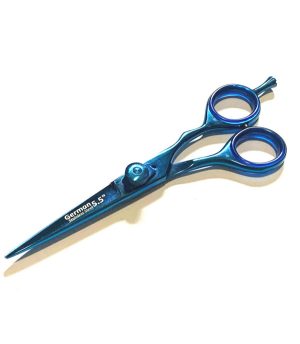 5.5" GERMAN Hair Cutting Grooming Trimming Scissors Shears Blue