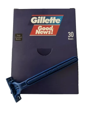 Gillette Good News 30 Disposable Razors / Rasoirs Twin Blades NEW FAST SHIP