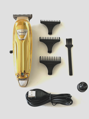 Gold Professional Hair Clipper Trimmer For Men Hair Beard Body Cordless