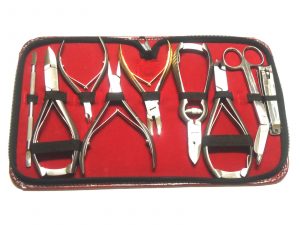 9pcs Complete Podiatrist Heavy Duty Clippers and Cutters Variety Tools Kit Set