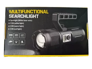 Heavy Duty Multi-Functional Super Bright Rechargeable LED Flashlight Waterproof