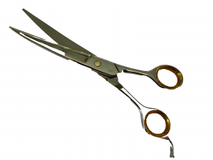 Professional 8" Size Curved GERMAN Barber Hair Cutting Adjustable Stainless Steel NEW