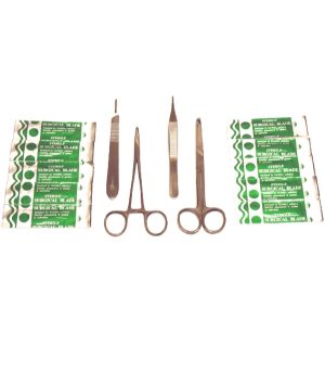 5pcs Multi Variety Minor Surgery Suture Instruments Set Kit Stainless