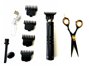 Hair Clippers Trimmer Hai Body + German Stainless Barber Hair Scissors Excellent Gift Set NEW