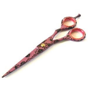 Professional 6" Pet Dog Grooming Trimming Scissors Shears Pink Design